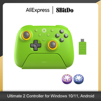 8BitDo Ultimate 2 Wireless Controller for Windows 10/11 Android Gamepad with TMR Joystick Switchable Triggers RGB Lighting Games