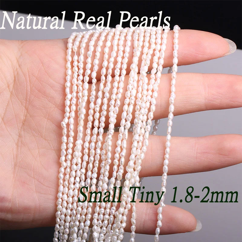 Natural Zhuji Freshwater Culture Pearl Beads Loose Rice Pearl Bead for Jewelry Making Diy Necklace Bracelets Accessories