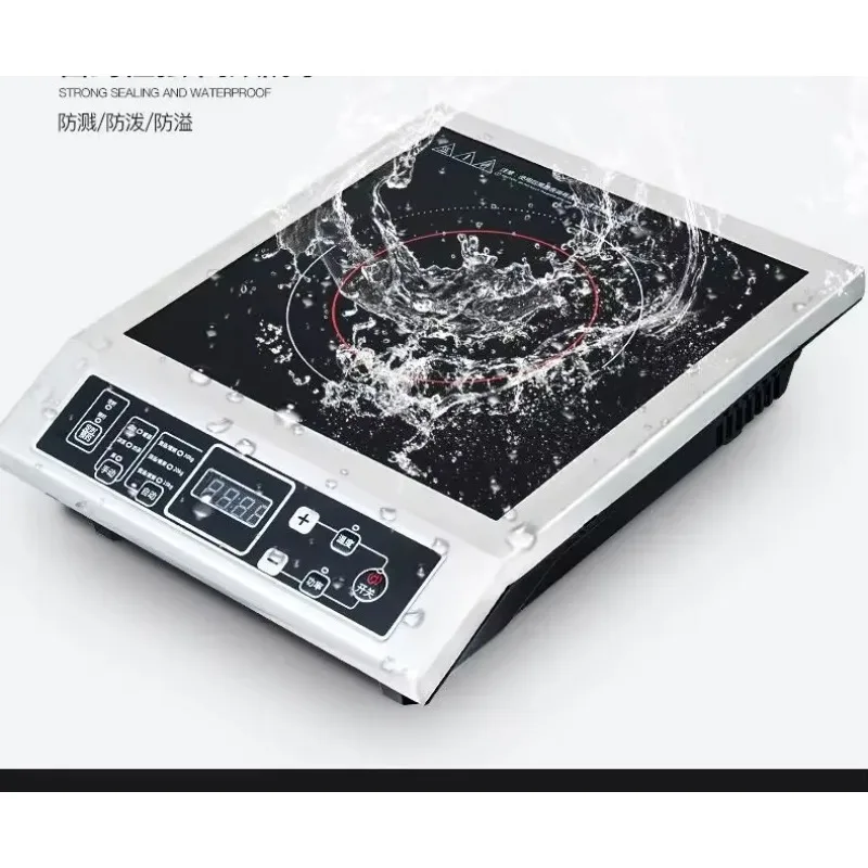High-power induction cooker household flat integrated multi-function commercial induction cooker concave stir-fry