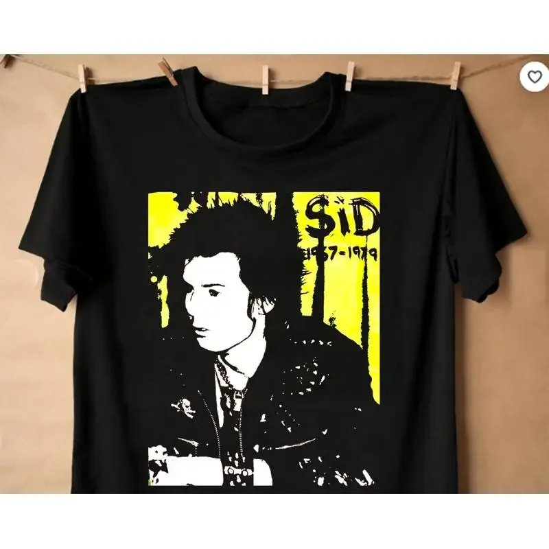 Sid Vicious Black Size S M L 234Xl Gifl For Fan Men T shirt
