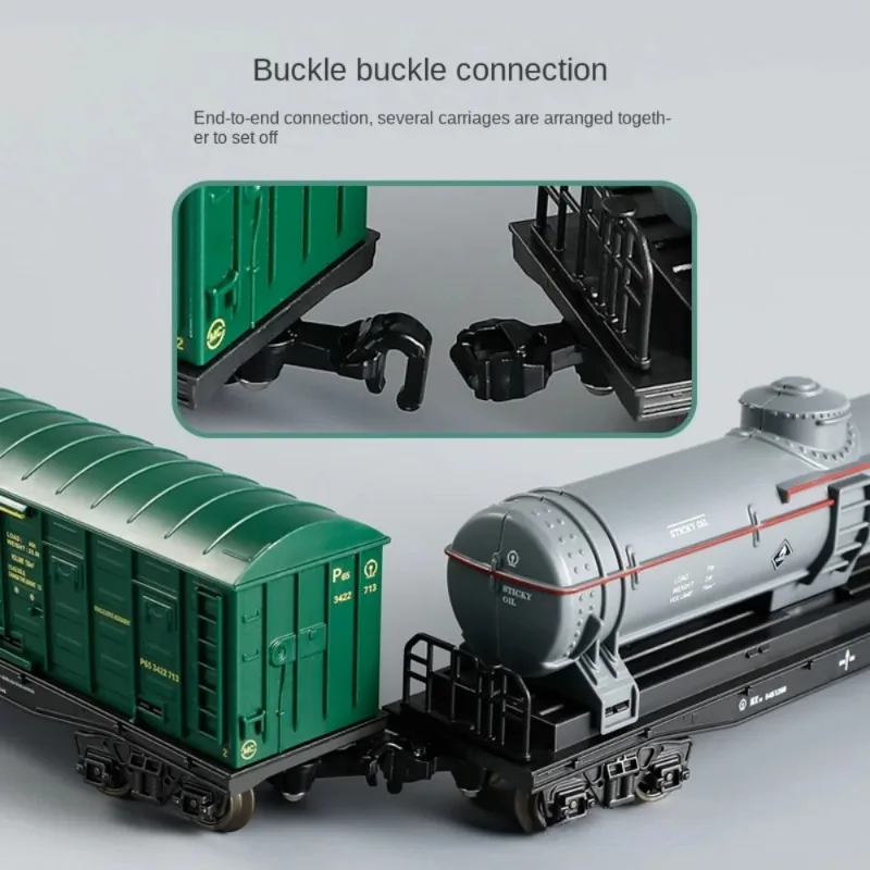 Simulation Electric Track Classical Model Toy Small Steam Train Toy for Boy