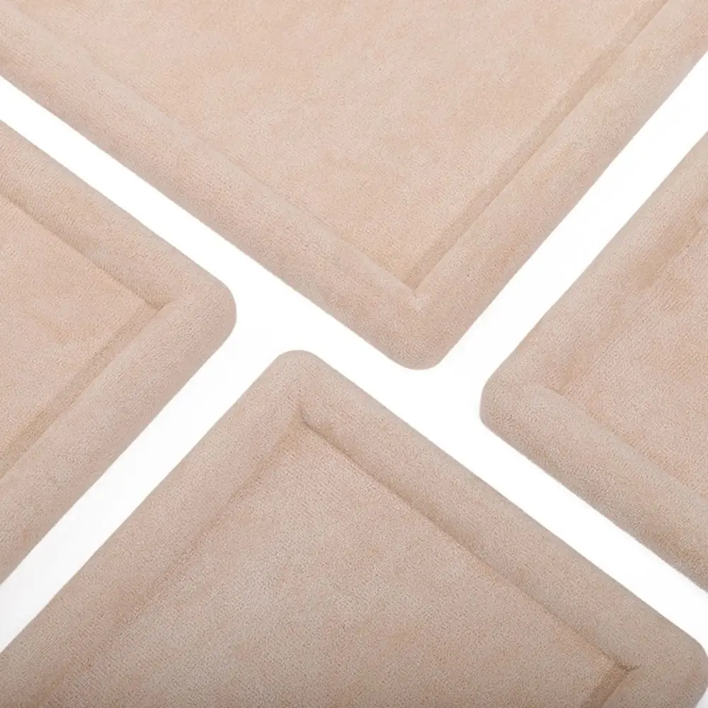 

DIY Velvet Jewelry Display Tray Solid Color Exquisite Jewelry Storage Tray Luxury Blank Box Showcase Organizer Photo Props