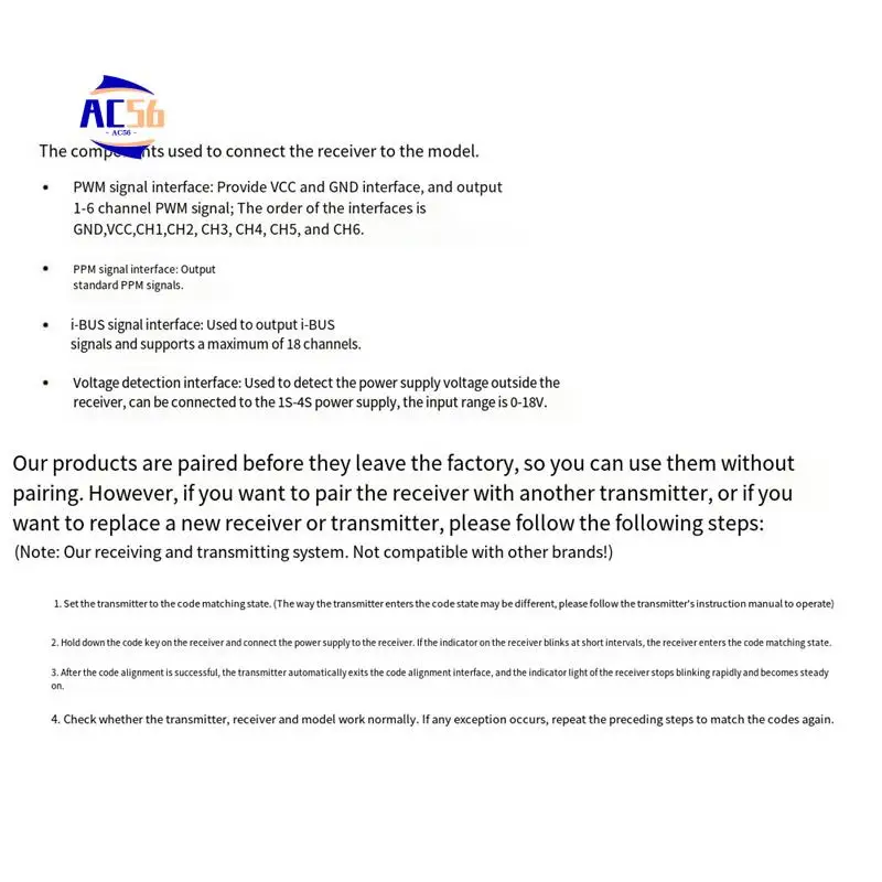 Ac56-For Flysky FS-… - image