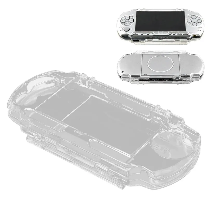 

For Sony Playstation New Clear Housing for PSP 2000 3000 Transparent Hard Carry Cover Case Snap-in Crystal Protector Case Molds