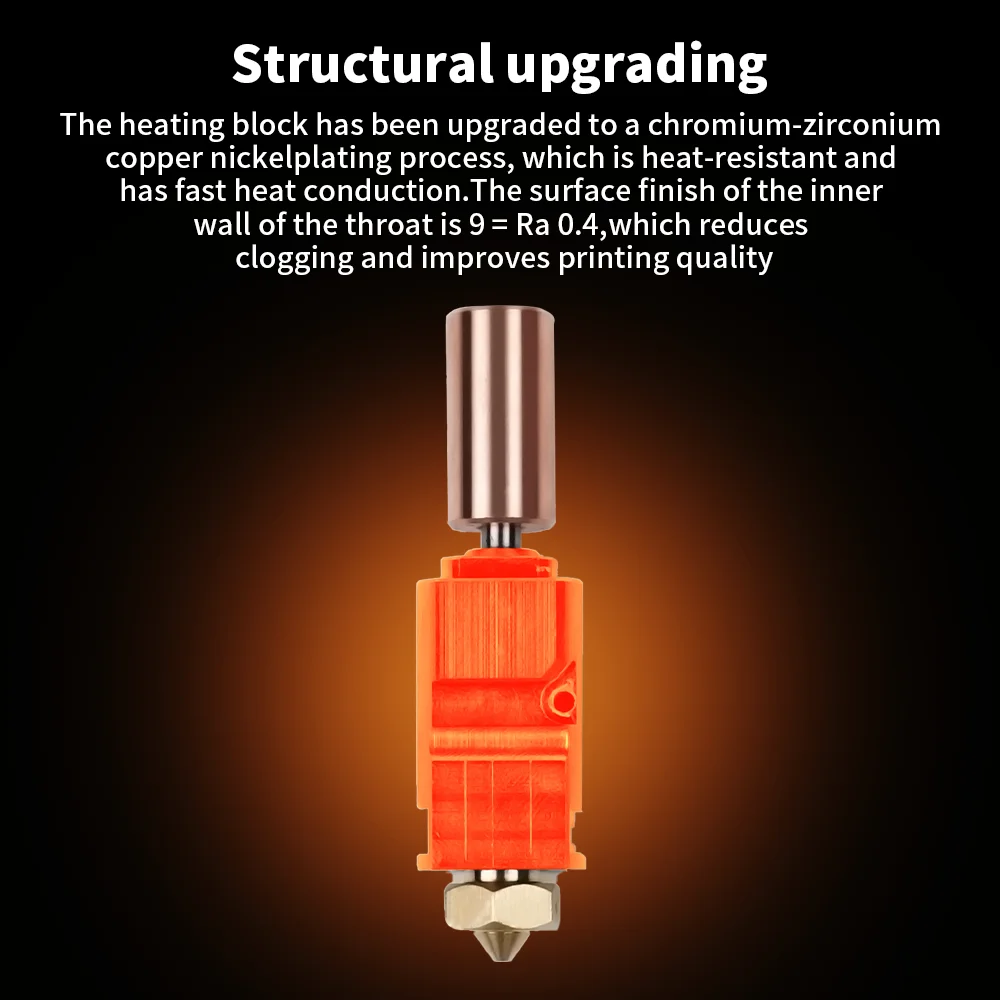 For Artillery Sidewinder X1 X2 Genius Pro Upgraded Hotend Ceramic Heating Block Kit 24V 60W Hot End Pinting Head