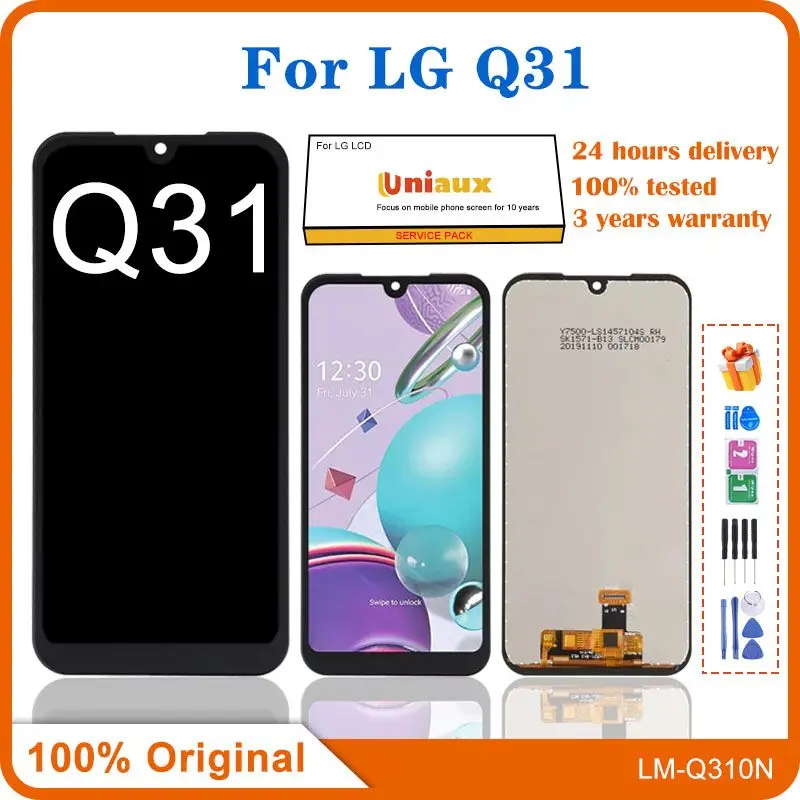 

Q31 LCD Display Original For LG Touch Screen Digitizer Panel Assembly For LG K31 LM-K300Q LMK300 LCD For LG Q31 LCD