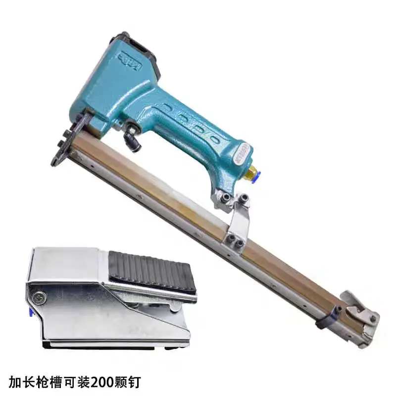 

1013J automatic U type crown nails pneumatic staple gun loosening control by padel