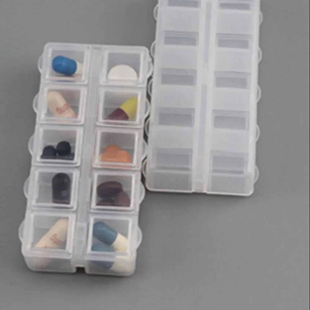 포장 도구 투명 비즈 정리함 분홍색 직사각형 플라스틱 박스 정리함 플라스틱 보관함