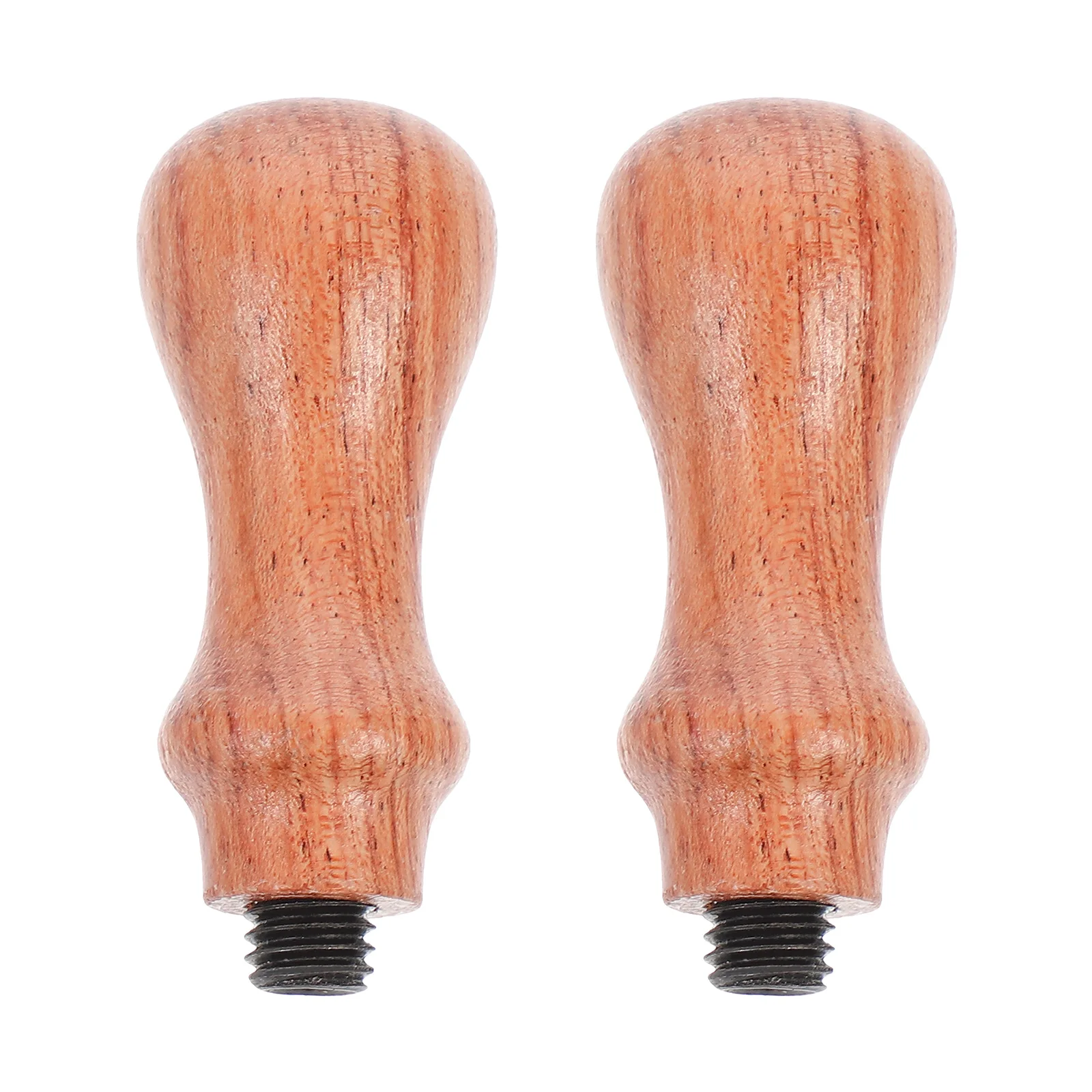 

2 Pcs Mini Rosewood H Smooth Polished Exquisite Craftsmanship Retro Color Design Replacement Wax Seal Stamp H