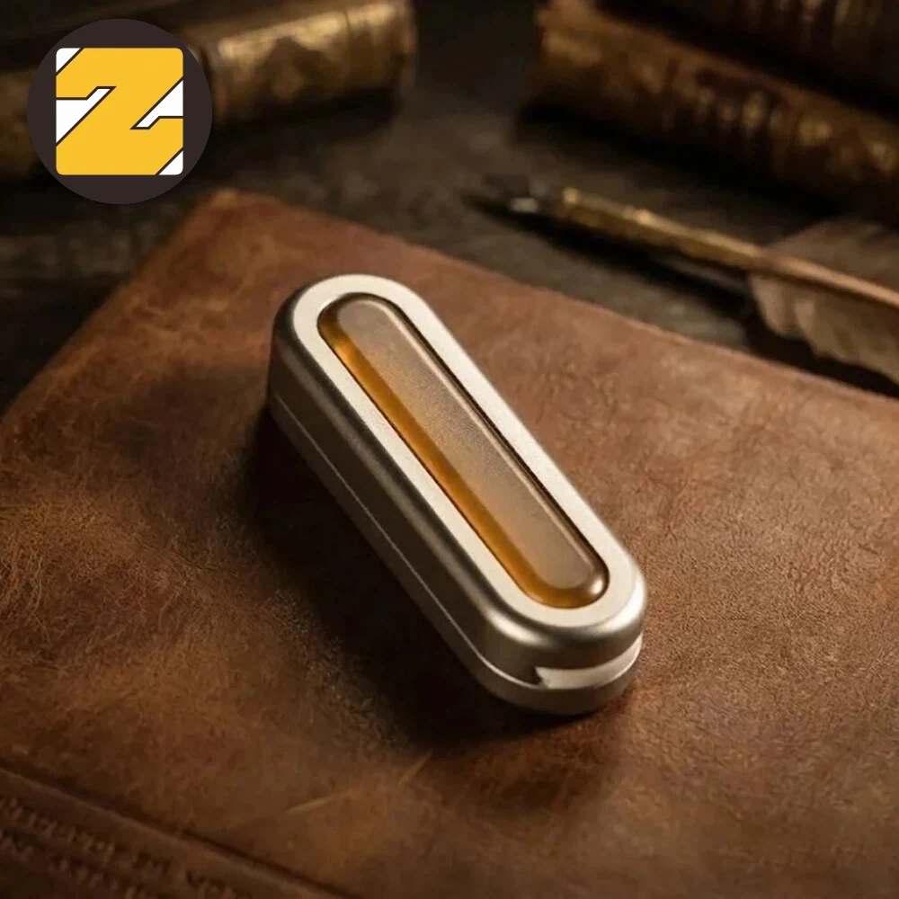 ZZEDC Bean+ Fidget Slider Stainless Steel PEI Push Slider Stress Relief Toy Fidget Toys For Adults Anxiety Relief Gadgets
