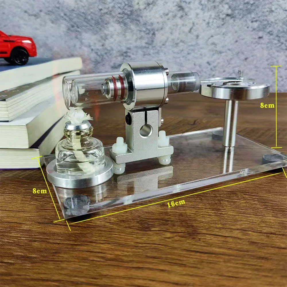 Stirling Engine Model External Combustion Engine Miniature Generator Birthday Gift Toy