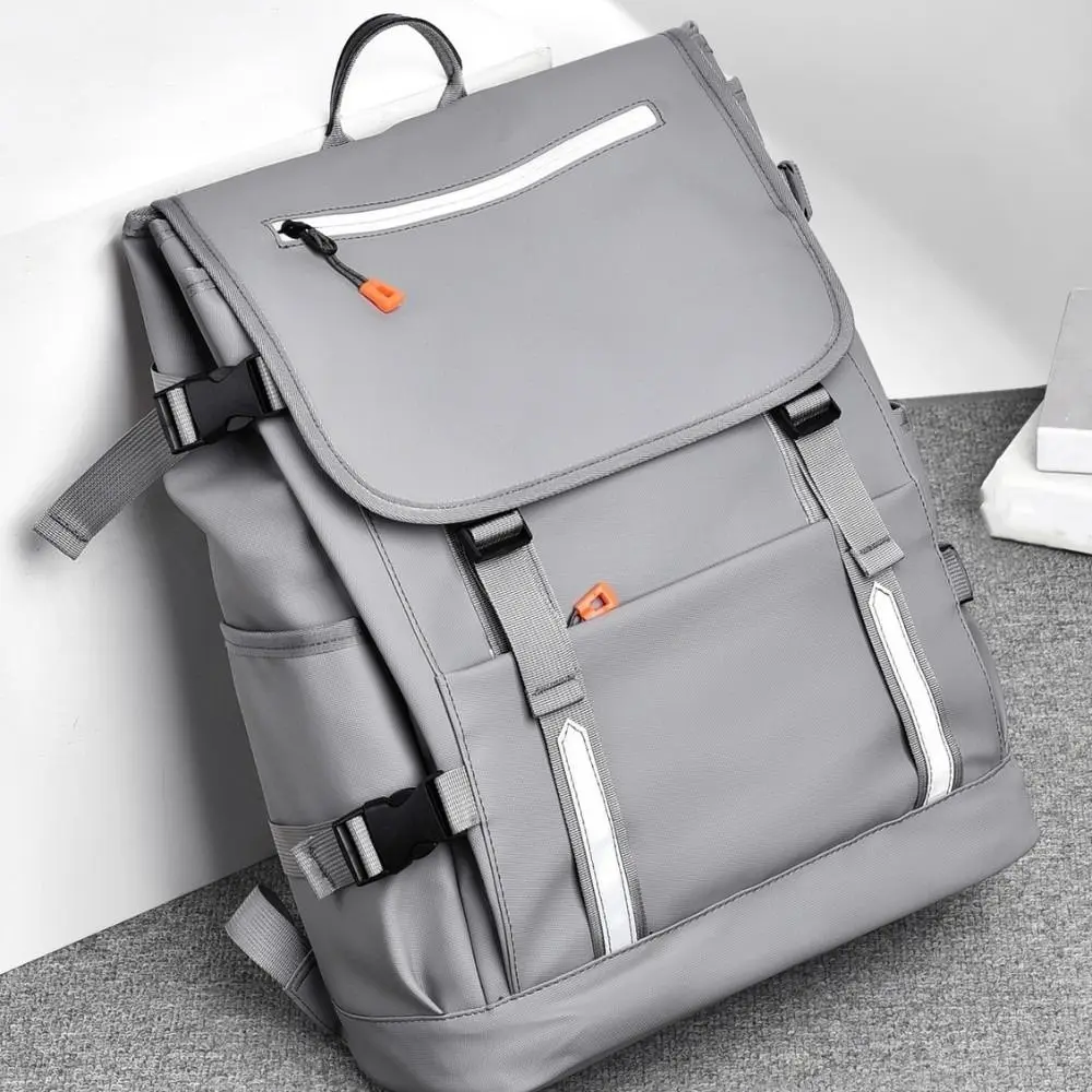 Borsa da uomo alla moda di grande capacità Borse da scuola portatili multistrato da uomo Zaino da viaggio leggero e impermeabile Sport all'aria aperta