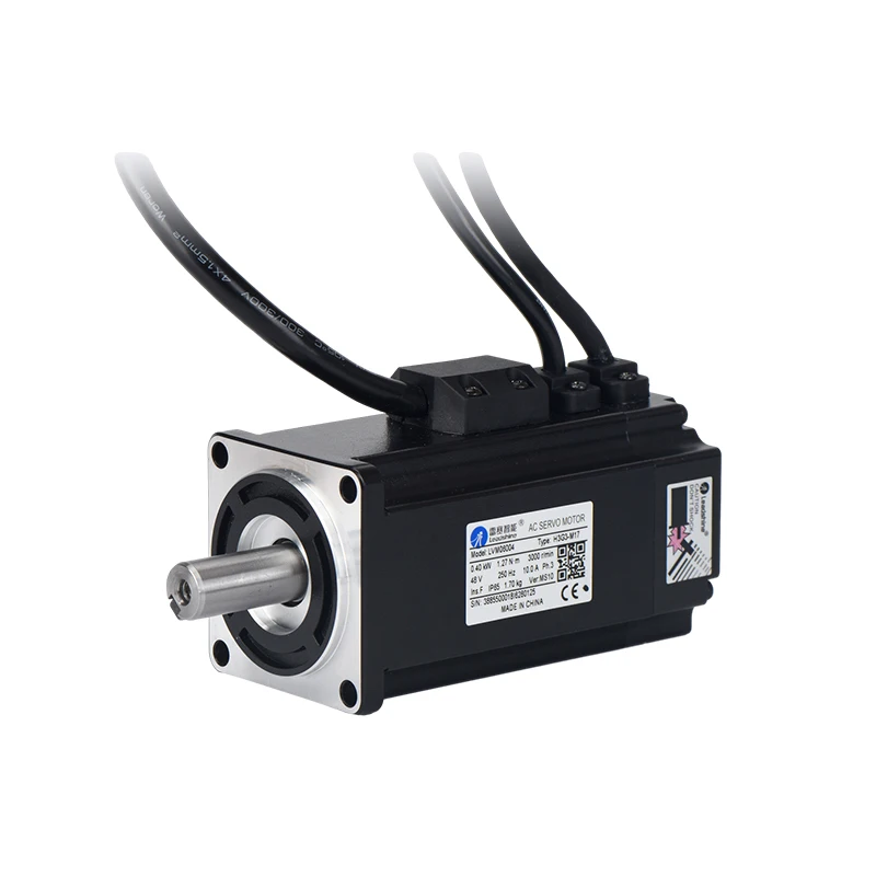 KCONBOT 48V 1000W Three-Phase IE3 Efficiency Servo Motor 3000rpm Waterproof Flange Mounting CANopen/RS232 3.2Nm Torque AGV AMR