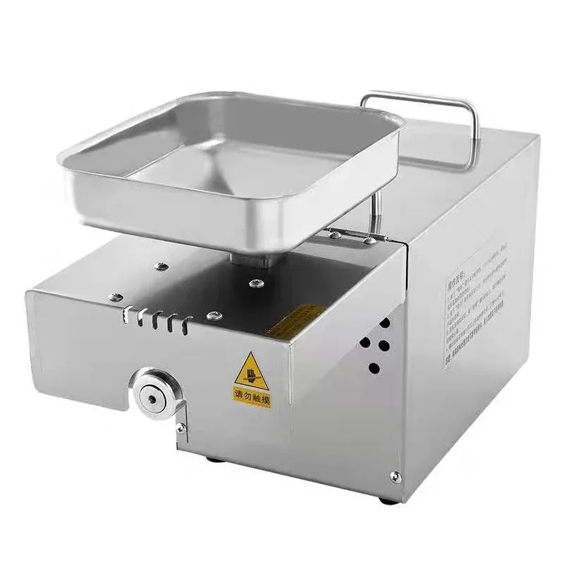 

Stainless Steel Oil Press Machine Brushless Motor Small And Medium-Sized Oil Mill Hot And Cold Double Oil Presser