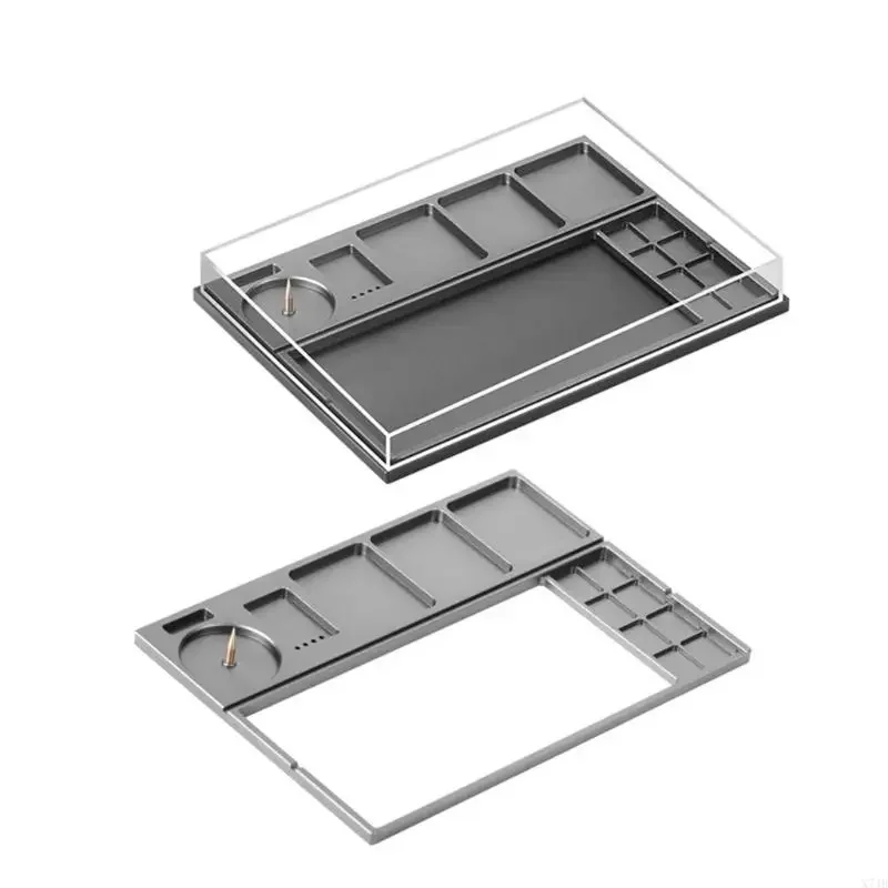Multi Compartment Watchmaker Tool Tray For Precisions Parts Organization And Secure Storage