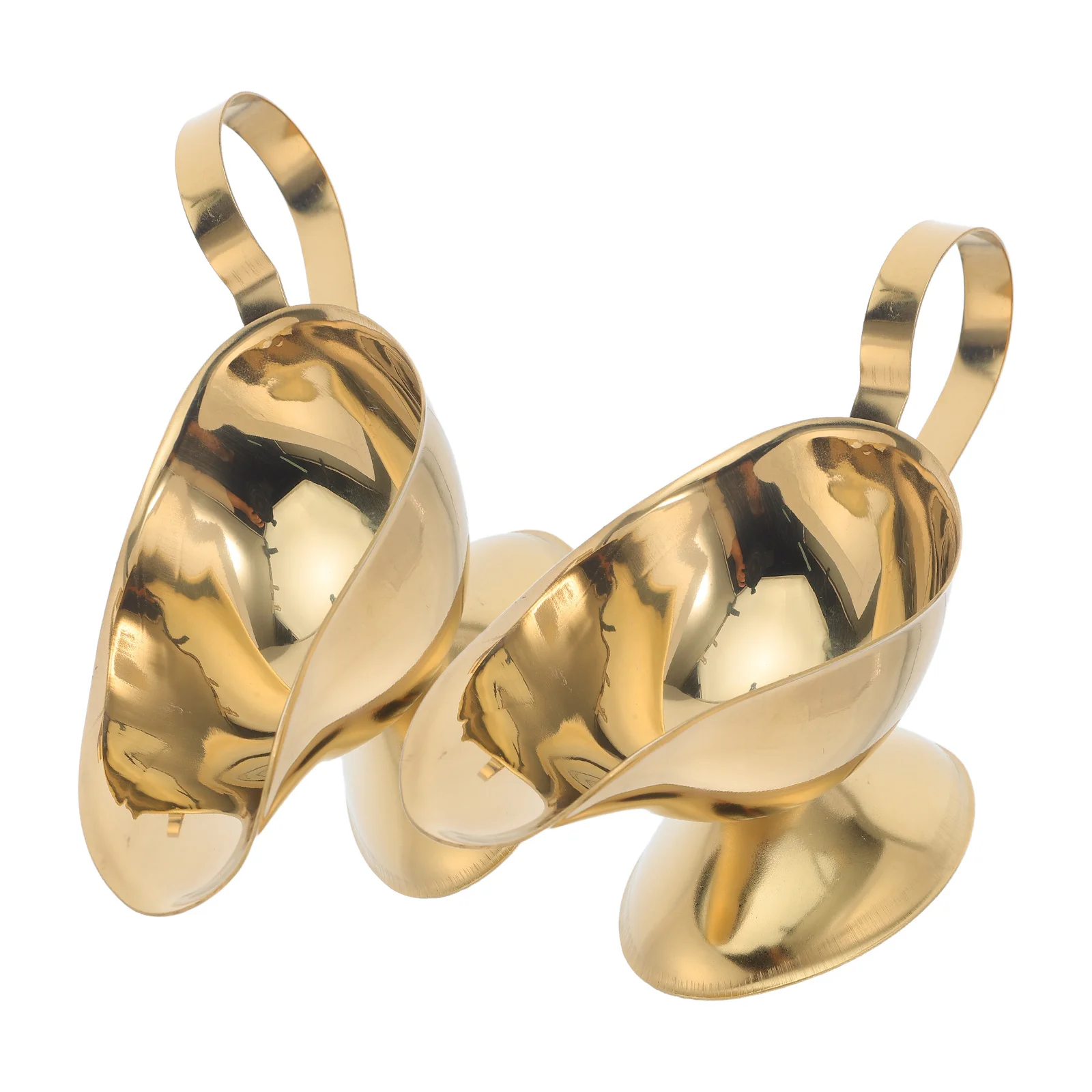 

2Pcs Gravy Boat Sauce Jug 3Oz Stainless Steel Pour Spout Server for Holiday Feast Catering Events Condiment Bowl Steak Sauce