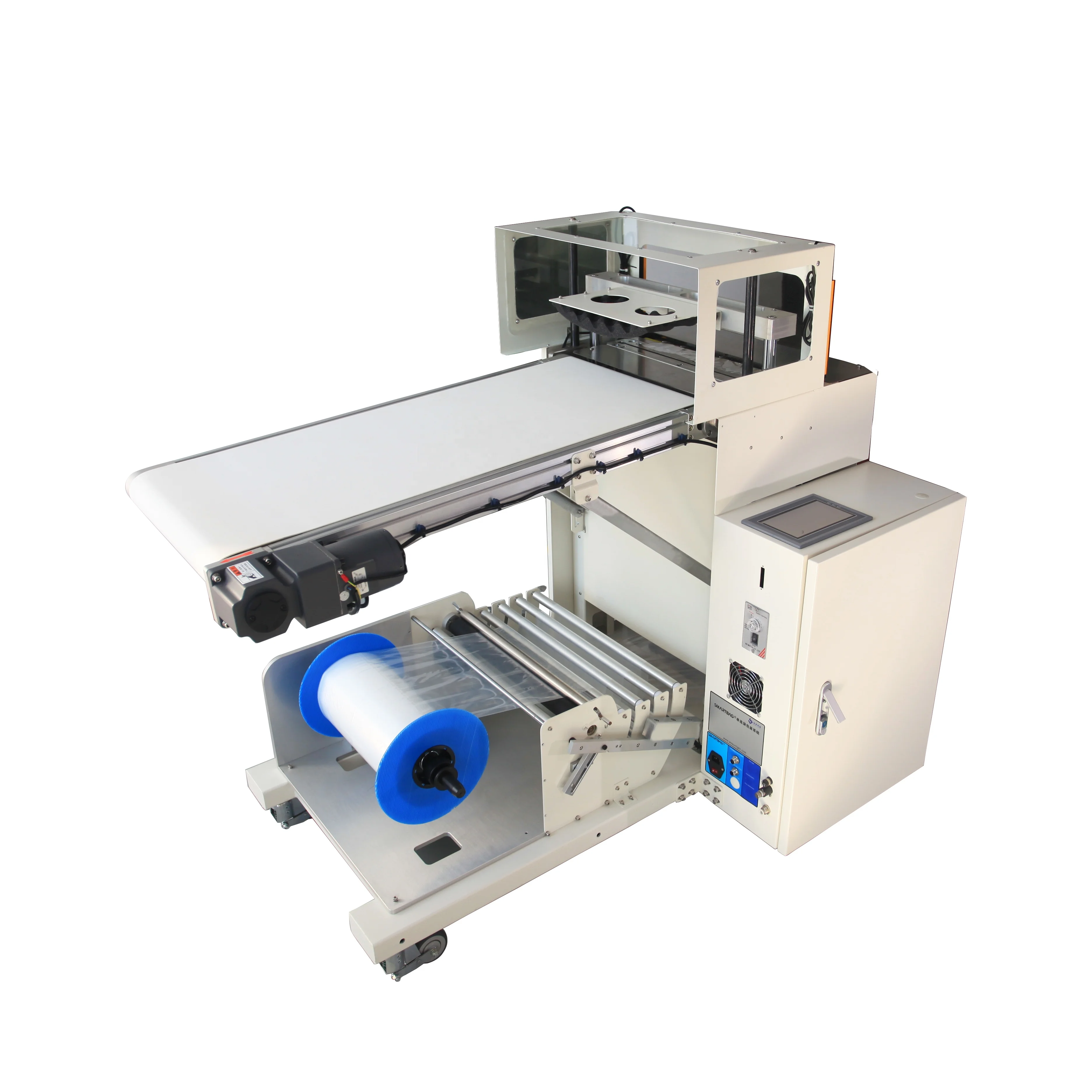 Horizontal Automatic Inkjet Printing Print Coder Coding Continuous Wholesale Automatic Sealer Packing Machine