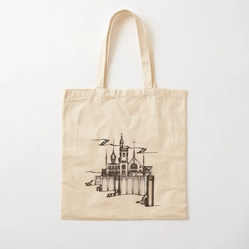 Castle Between Clouds Tote Bag tote bag men tote bags men bags cloth bags