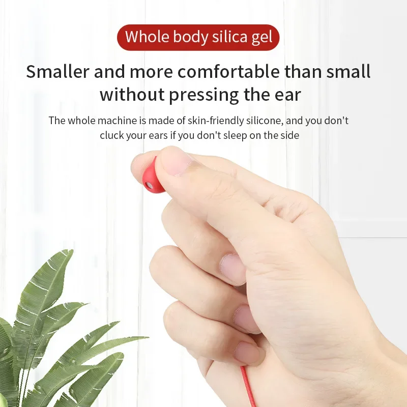 Cuffie per dormire sul lato dell'orecchio sonno senza pressione isolamento acustico dell'orecchio riduzione del rumore Mini adatto per auricolari con cuffia per telefono