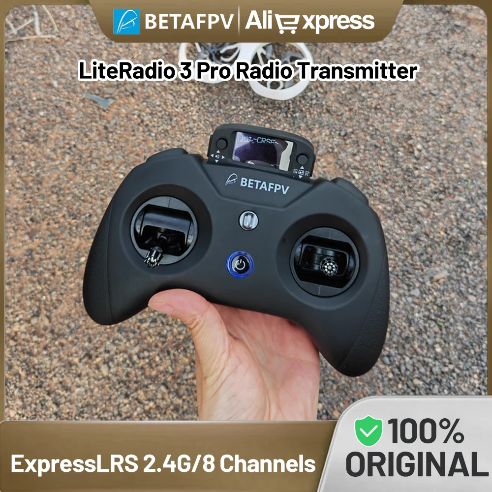 

BETAFPV LiteRadio 3 Pro ExpressLRS 2,4G Режим радиопередатчика 1/Mode2 8 каналов Встроенный аккумулятор 2000 мАч 1S