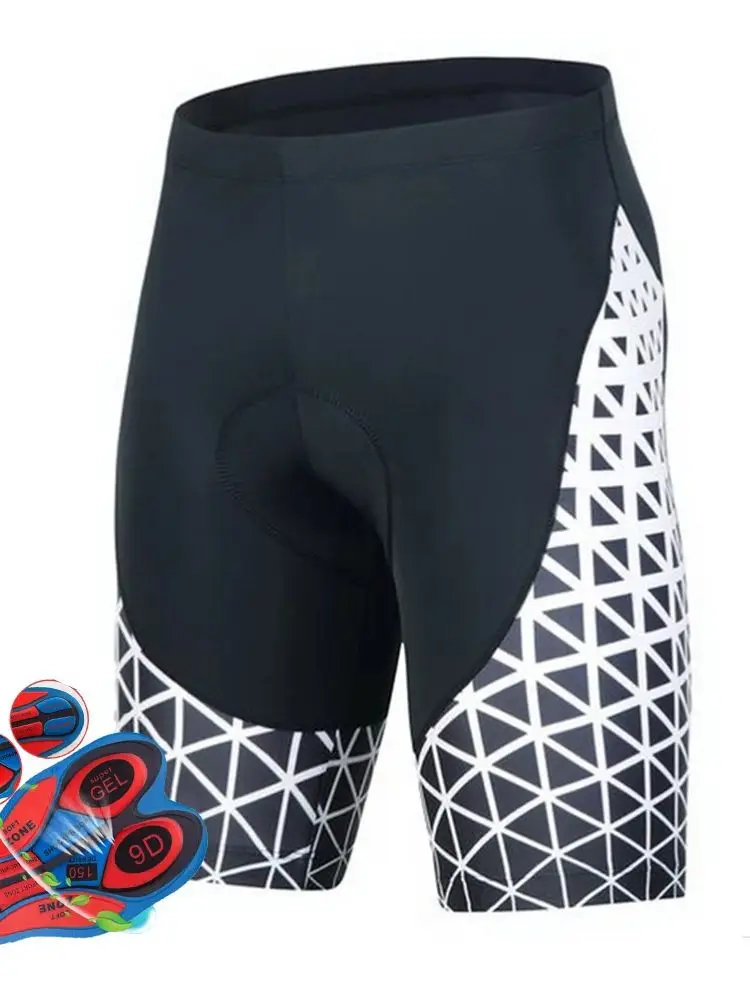 Breathable Cycling Shorts With Gel 9D Padding Bicycle Tights 2023 New Style Mountain Bike Pants Sun Protection MTB Clothing