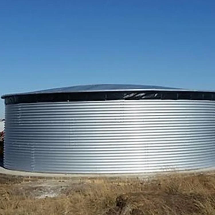 2025Горяшеная пластина высокой плотности, стальной резервуар для хранения воды, большая уличная система орошения на ферме для аквакультуры