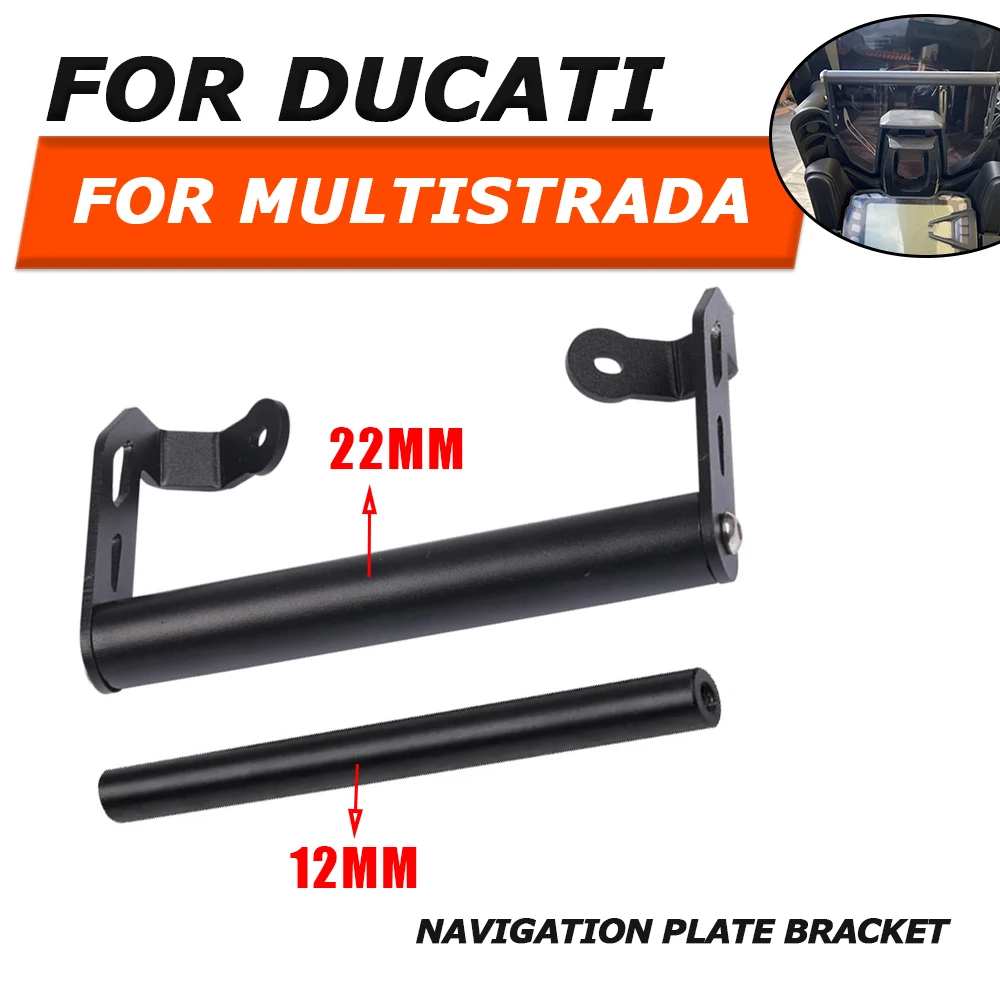 Motorcycle Navigation Bracket Holder GPS Phone Support Mount For Ducati MULTISTRADA 950 950S 1260 1200 ENDURO 1200S V2 2022 2023