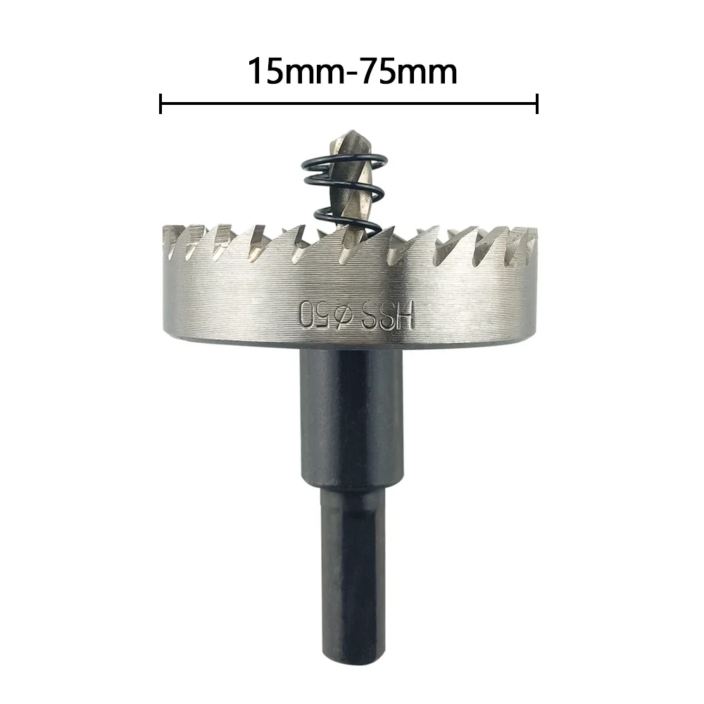 HSS Hole Saw 16-100mm Cobalt High Speed Steel M35 Stainless Steel Tool Set For Metal Stainless Steel Drilling Metalworking image 2
