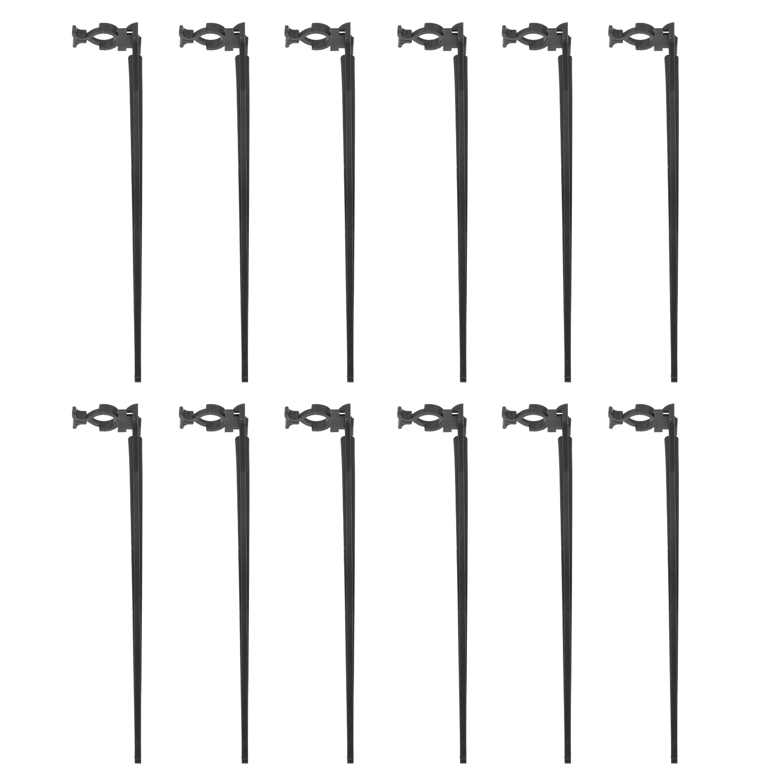 

30 Pcs Christmas Light Stakes Plastic Green Outdoor Decorations Holiday Garden Accessories Lamp Spikes Landscape Parts