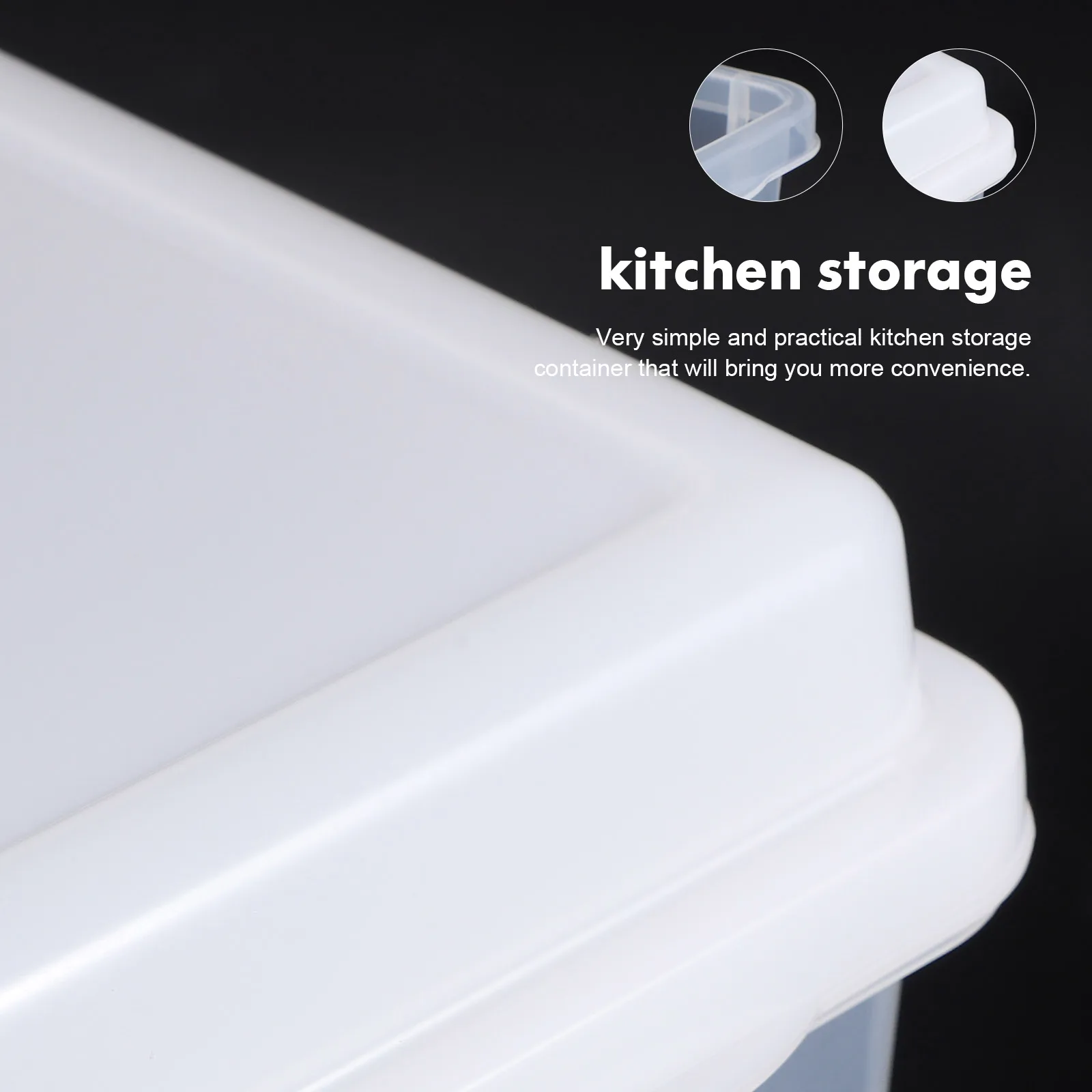 

Bread Storage Box 1.9L Clear Plastic Airtight Toast Container Fridge Food Holder Home Kitchen Pantry ganizer Preservation Box
