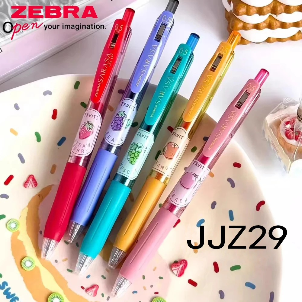 

1PC New ZEBRA SARASA Gel Pen JJZ29 Fruit Limited Colorful Pen Refill 0.5mm Japanese Stationery Kawaii Back To School Supplies