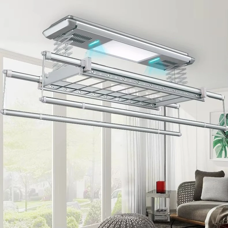 Manufacturer Smart Dryer Hanger Automatic Clothes Folding Drying Laundry Rack