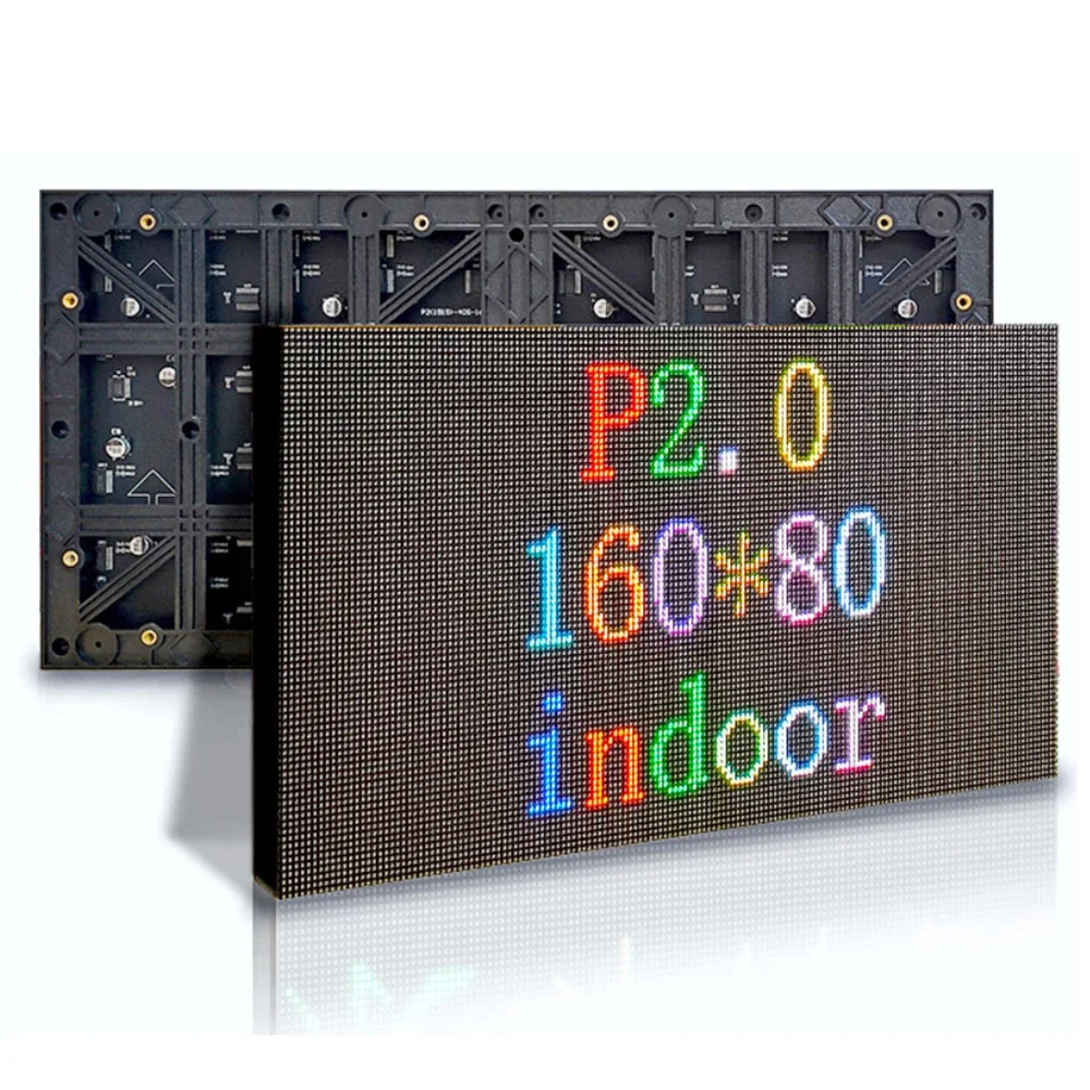 

Small pitch HD P2 indoor 320*160mm SMD full color RGB stage video screen LED display module