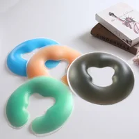 Almohada en forma de U para Spa de silicona para el cuidado de la salud, almohadilla de Gel para Spa, cojín para cuna de masaje corporal para descanso facial