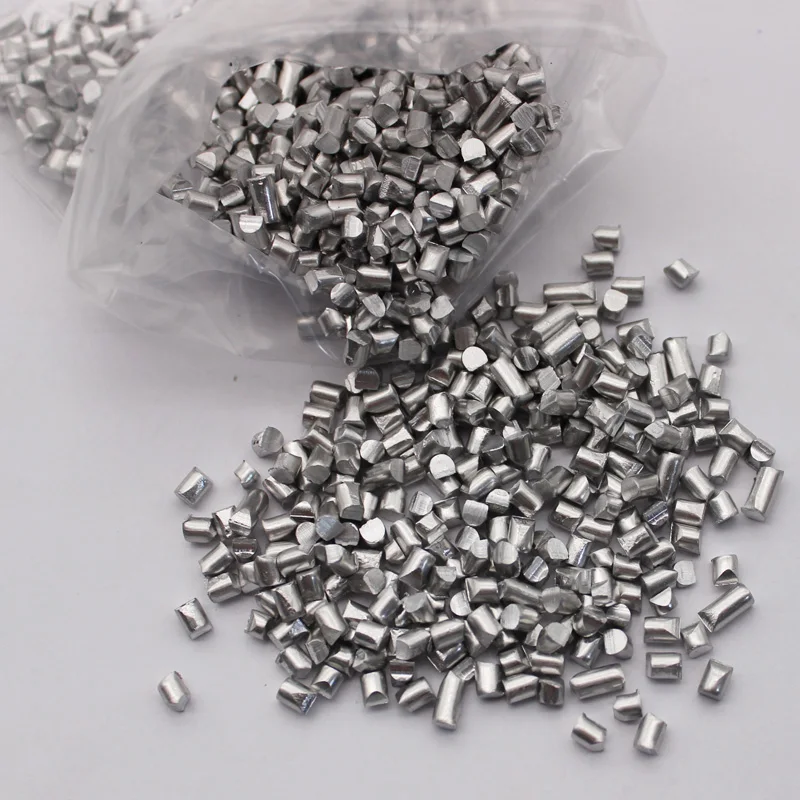 Aluminum Grain Aluminium Granule Pellets Shot Pure 99% For Casting Plating Metal Pellets