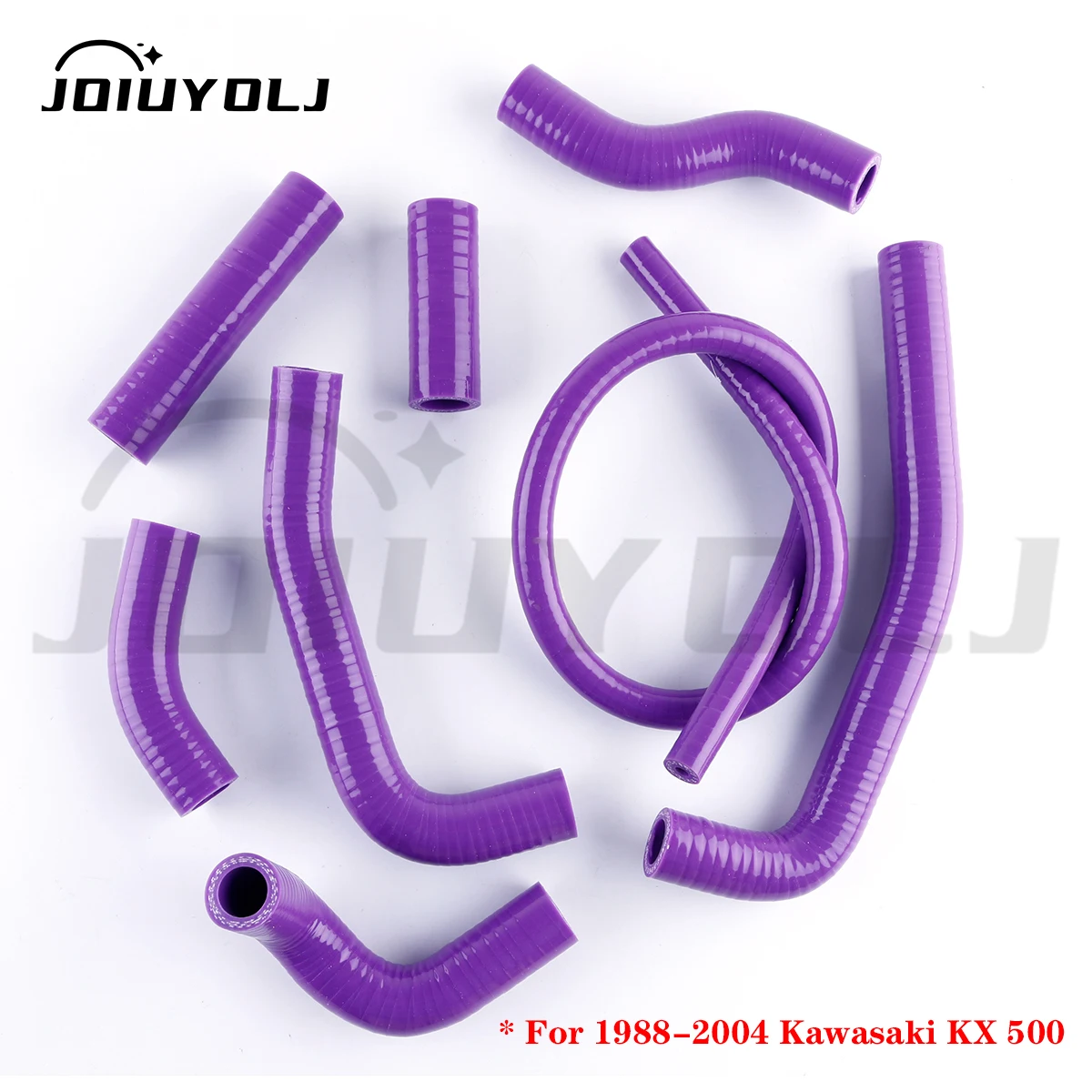 For 1988-2004 Kawasaki KX 500 KX500 Motorcycle Silicone Radiator Coolant Hose Kit 1989 1990 1991 1992 1993 1994 1995 1996-2003