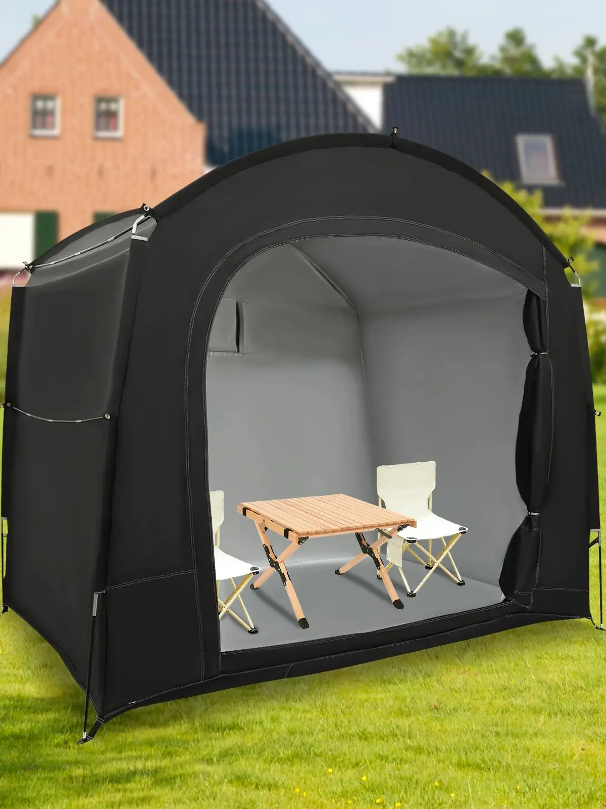 AliExpress NONE Bike Storage Tent Bicycle Sunshade Covers Shelter Waterproof Durable Bike Tent Weatherproof Cover for Outdoor Protection