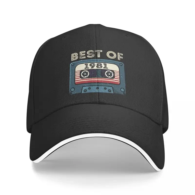 

Y2K Vintage Best Of 1981 Birthday Cassette Men Baseball Caps Peaked Cap Sun Shade Outdoor Hat