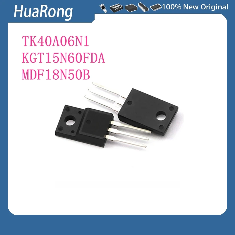 20Pcs/Lot TK40A06N1 K40A06N1 KGT15N60FDA 15N60FDA MDF18N50B MDF18N50 TO-220F