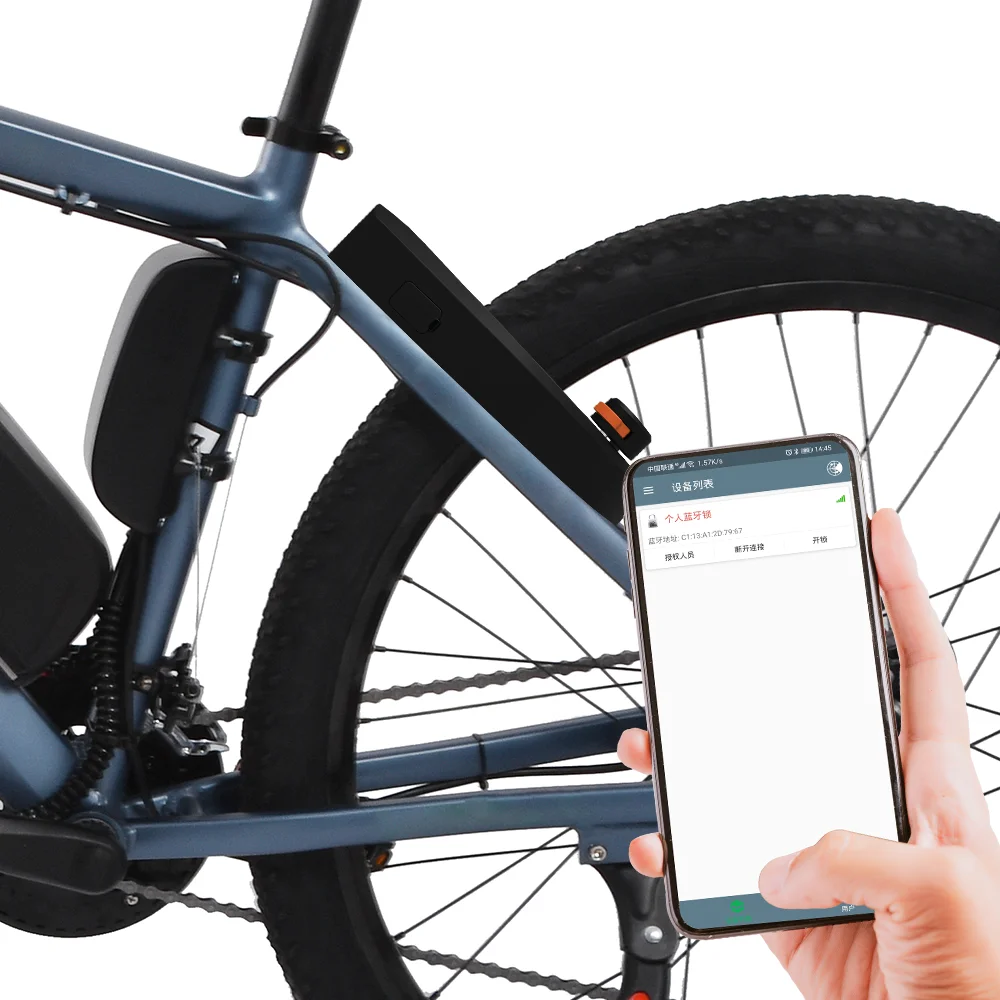 Omni-alarma de Panel Solar, carga Usb, para compartir bicicletas, Control por aplicación móvil, Bluetooth, desbloqueo, candado inalámbrico para bicicleta