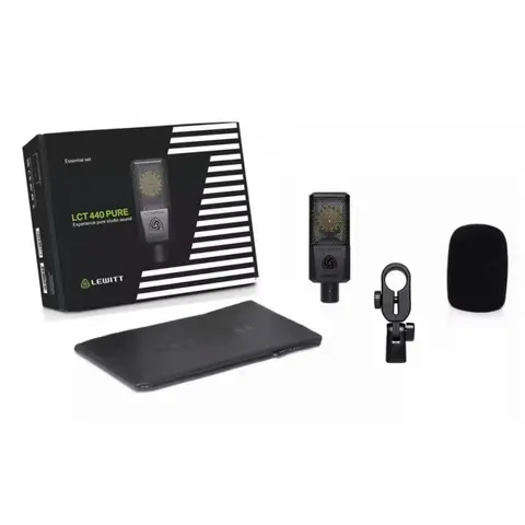 Lewitt LCT 440 PURE True condenser studio microphone Experience pure studio sound for the studio or stage Simplified version