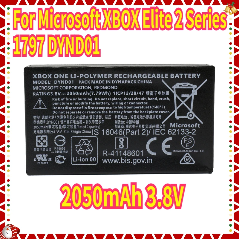 

New DYND01 2050mAh 3.8V Battery for Microsoft XBOX Elite 2 Series 1797