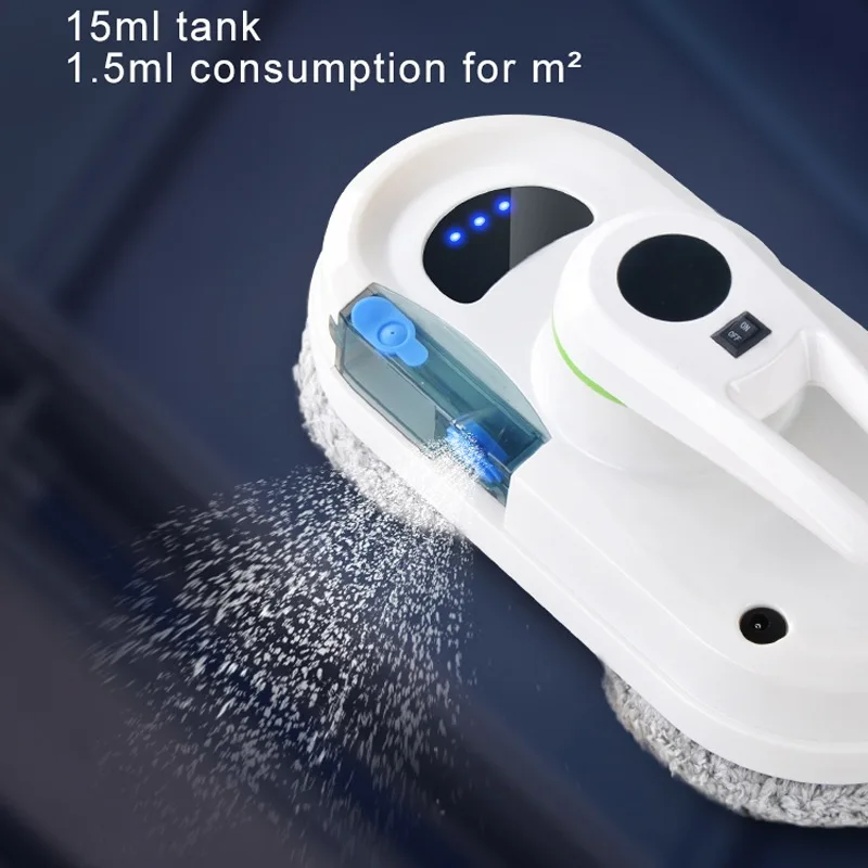 

Smart Water Spray Window Cleaner Robot Vacuum Cleaner With Wifi App Control High Suction Anti-fall Glass Window Cleaning Machine