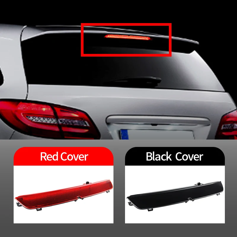 

1 шт. красный/дымчатый светодиодный высокий крепление, 3-й третий стоп-сигнал, задний задний сигнальный фонарь для Mercedes Benz B-CLASS W246 W242 2011-2018