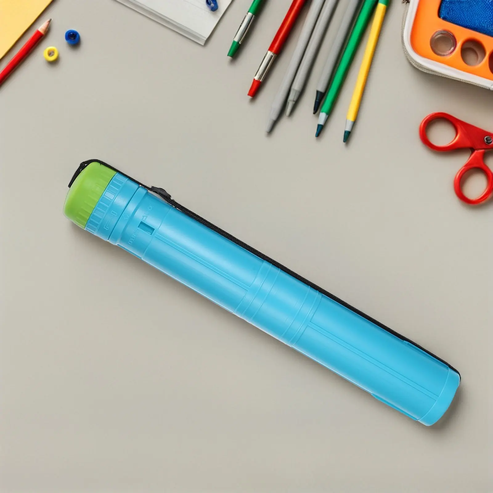 portadisegni-retrattile-per-bambini-con-coperchio-organizzatore-per-conservazione-arte-custodia-per-documenti-e-disegni