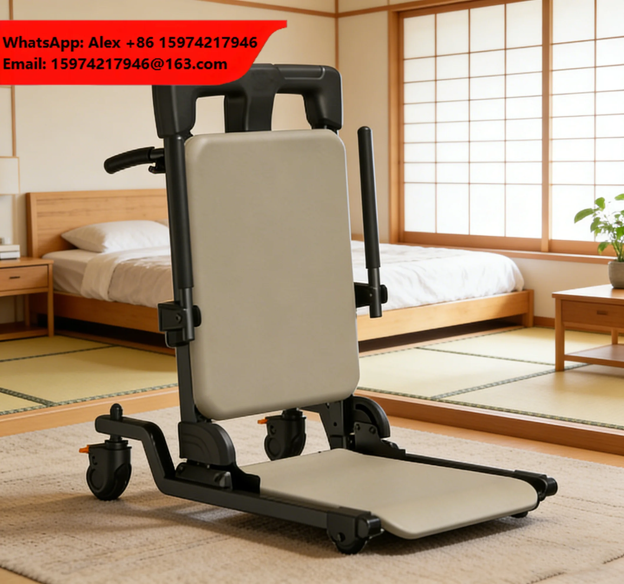 Mateside ELectric Floor Lift Chair 350lbs For Elderly Fall Recovery Patient Lift Stand Assist Home Care