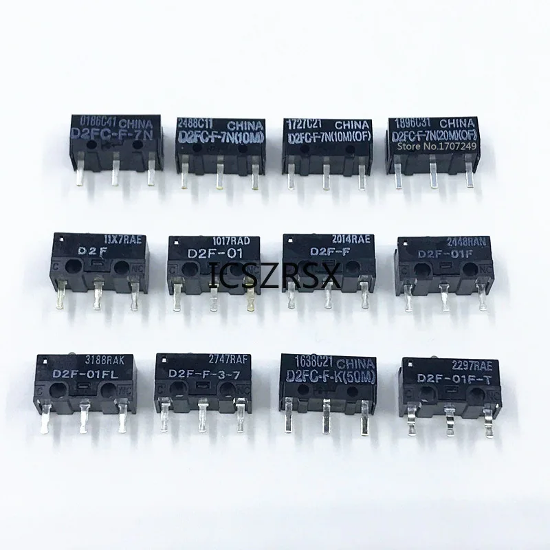 20Pcs Original D2FC micro switch D2FC-F-7N 10m 20m OF D2FC-F-K (50M) 60MN D2F D2F-F D2F-01 D2F-01L D2F-01FL D2F-01F-T D2F-F-3-7