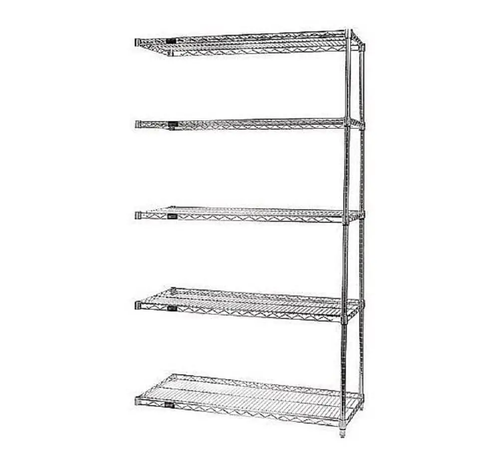 Wire Shelving Add-On Kit 74
