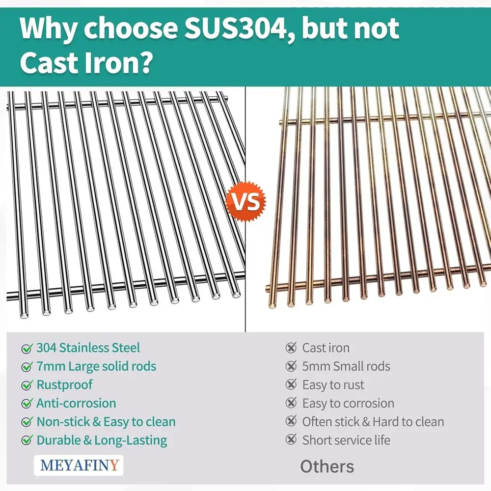 قطع غيار شواية ويبر جينيسيس 2: 66032 قضبان نكهة، 66095 شبكة، 66795 عاكس حرارة للموديلات E-310، E-315، E-32 #4