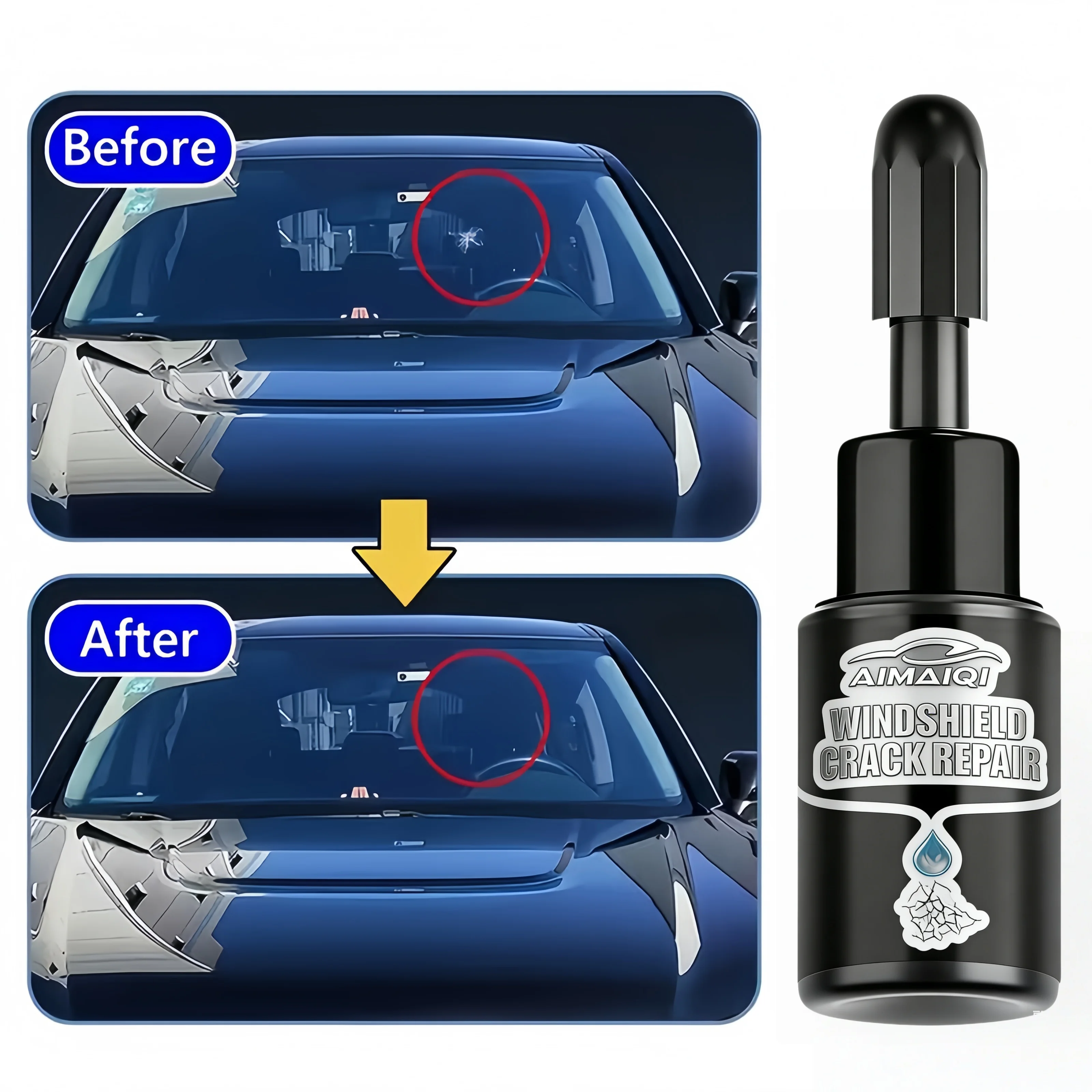 Works on All Car Models, as Well as Home Glass, Window Glass, and Other Smooth Glass Surfaces.